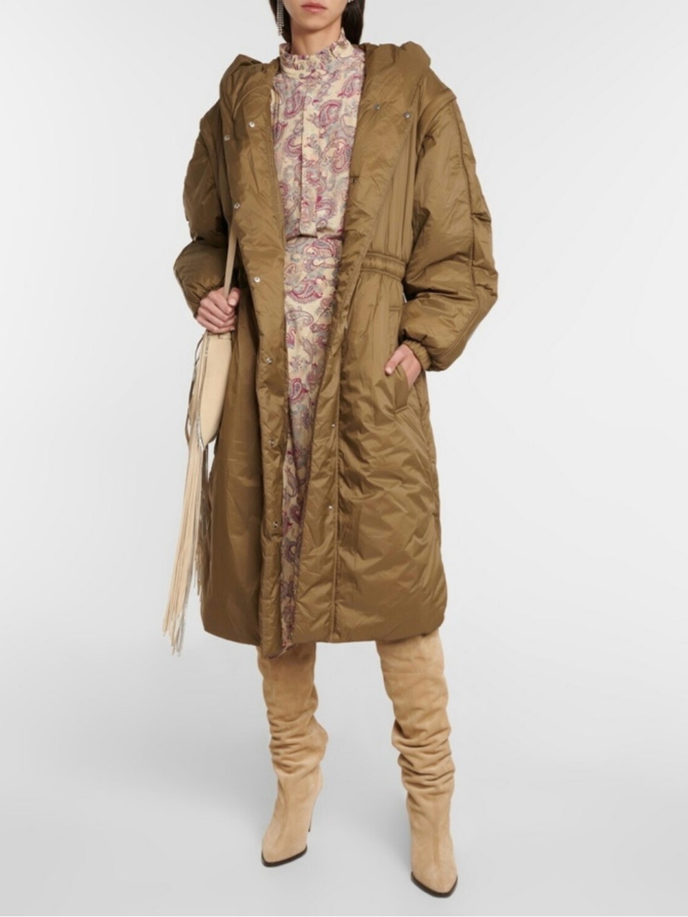 Isabel Marant Padded hooded Long coat